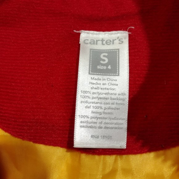 Carters Fire Department Rain Coat size small 4 - Picture 3 of 5